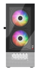 Thùng máy Magic GM-04 Black White Air sẵn 3 Fan