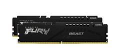 Ram Desktop Kingston Fury Beast Black (KF560C30BBK2-32) 32GB (2x16GB) - DDR5 6000MHz