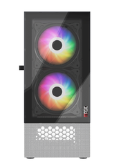 Thùng máy Magic GM-04 Black White Air sẵn 3 Fan