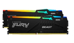 RAM PC Kingston Fury Beast RGB 64GB 6000MHz DDR5 (2x32GB) KF560C30BBAK2-64