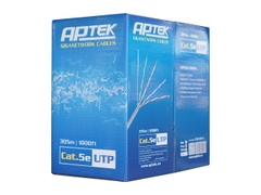 Cáp mạng APTEK 530-1101-3 (Cat.5e UTP, Copper 25AWG, 305m, xám)