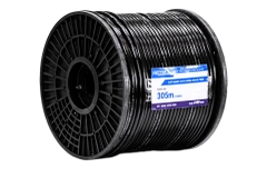 Cáp mạng APTEK 630-1122-3 (Cat.6 UTP Outdoor, Copper 24AWG, cáp cường lực, 305m, đen)