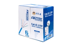 Cáp mạng APTEK Cat.6 UTP Copper 24AWG 305m (Xám/Xanh)
