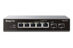 Switch PoE DrayTek VigorSwitch PQ1070x (5×2.5GbE PoE+, 2×SFP+ 10G, 75W, Smart Lite)