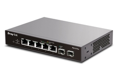 Switch PoE DrayTek VigorSwitch PQ1070x (5×2.5GbE PoE+, 2×SFP+ 10G, 75W, Smart Lite)