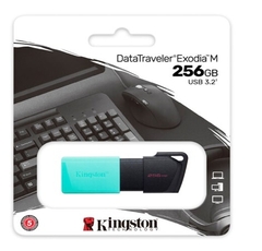 Hình ảnh chụp sản phẩm Video sản phẩm Thông số kỹ thuật USB Kingston 256GB DataTraveler Exodia M DTXM/256GB (USB 3.2 Gen1)