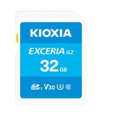 Thẻ nhớ SD Kioxia Exceria G2 CL10 UHS-I U3 V30 4K 32GB LNEX2L032GG4