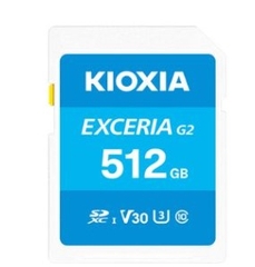 Thẻ nhớ SD Kioxia Exceria G2 CL10 UHS-I U3 V30 4K 512GB LNEX2L512GG4
