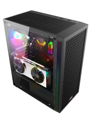Thùng máy Magic Luxury I - Black sẵn 4 Fan