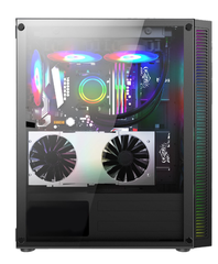 Thùng máy Magic Luxury I - Black sẵn 4 Fan