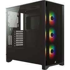 Vỏ Case Corsair iCUE 4000X RGB TG Black CC-9011204-WW Sẵn 3 Fan