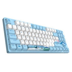 Bàn Phím Cơ Dare-U A87 SWALLOW Cherry MX Red Switch TKL (Xanh Trắng)