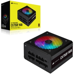 Nguồn Corsair CX750F RGB Black 80 Plus Bronze - Full Modul - CP-9020218-NA