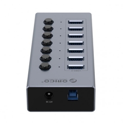 Bộ chia USB HUB 7 cổng Orico USB 3.0 BT2U3-7AB-GY