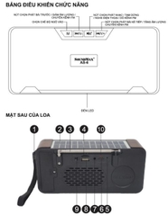 Loa Bluetooth Sạc Năng Lượng Mặt Trời SoundMax AS6