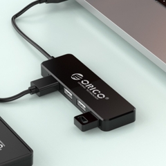 Bộ chia USB HUB 4 cổng USB 2.0 ORICO FL02-BK-BP