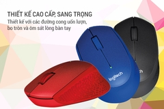 Chuột không dây Logitech M331 (USB-Wireless, Không dây) - Màu đen