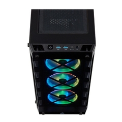 Vỏ Case Corsair 465X TG RGB (Mid Tower /Màu Đen) CC-9011188-WW Sẵn 3 Fan