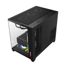 Vỏ Case MAGIC Aqua-M Ultra Pro BLACK sẵn 3 Fan