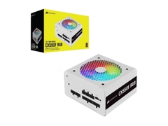 Nguồn Corsair CX550F RGB White 80 Plus Bronze - Full Modul - CP-9020225-NA