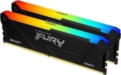 RAM KINGSTON FURY BEAST RGB 16GB 3600MHZ DDR4 KIT OF 2 – KF436C17BB2AK2/16