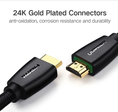 Dây HDMI 2.0 đồng 100%, 19+1 dài 12M, màu đen Ugreen (40415)