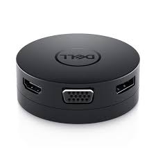 Thiết bị chuyển đổi tín hiệu Dell Kit - Dell DA300 USB-C Mobile Adapter - USB-C to HDMI/VGA/DP/Ethernet/USBC/USB-A - SNP