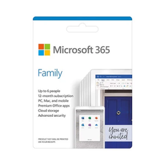 PHẦN MỀM (MICROSOFT) Microsoft 365 Family AllLng Sub PK Lic 1YR Online APAC EM C2R NR(6GQ-00083)
