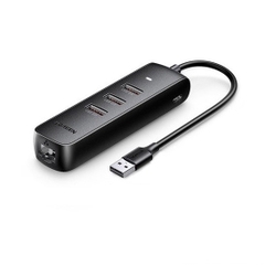 Bộ chuyển đổi USB 2.0 sang 3 cổng USB 2.0 và Lan Ugreen ( 20984)