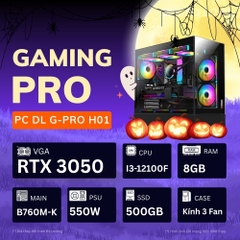 PC Dương Long DL G-PRO H01 (Core i3-12100F, RAM 8GB DDR4, SSD 500GB NVMe, RTX 3050 6GB)