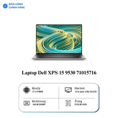 Laptop Dell XPS 15 9530 71015716 (Intel Core i7-13700H | 16GB | 512GB | RTX4050 6GB | 15.6 inch 3.5K | Win 11 | Office | Bạc)