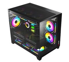 Vỏ Case MAGIC Aqua-M Ultra Pro BLACK sẵn 3 Fan