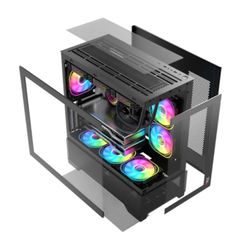 Vỏ Case MAGIC MIX FULL TOWER Black sẵn 3 Fan