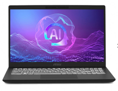 Laptop MSI Modern 15 H AI C2HMG-220VN (Ultra 7 255H/ 16GB/ 512GB SSD/ 15.6 inch FHD/ Win11/ Đen/ Túi)