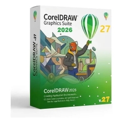 Phần mềm CorelDRAW Graphics Suite 2026 LCCDGS2026BPL21 (Business, 1-4 User, bản quyền vĩnh viễn, CorelSure 2 năm)