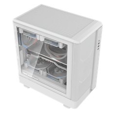 VỎ CASE DARKFLASH DB330M MESH WHITE (M-ATX, CHƯA FAN)