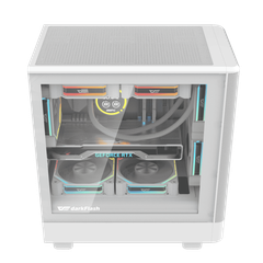 VỎ CASE DARKFLASH DB330M MESH WHITE (M-ATX, CHƯA FAN)