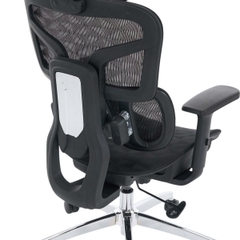Ghế công thái học EDRA EEC226 (Full lưới, kê tay 3D, ngả 135°, đen)