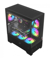 Vỏ Case MAGIC MIX FULL TOWER Black sẵn 3 Fan