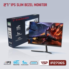 Màn hình VSP IPS 27inch tràn viền IP2706S 100Hz