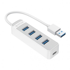 Bộ chia USB HUB 4 cổng Orico USB 3.0 TWU3-4A-BK