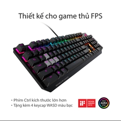 Bàn phím Asus ROG Strix Scope RGB Red switch