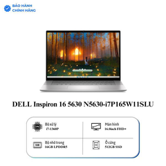 DELL Inspiron 16 5630 N5630-i7P165W11SLU (Core i7-1360P | RAM 16GB DDR5 | SSD 512GB | RTX-2050 4GB | 16