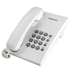 Điện thoại bàn Panasonic KX-TS500MXW (Có dây, Redial, Flash, trắng)