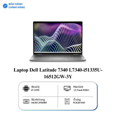 Laptop Dell Latitude 7340 L7340-i51335U-16512GW-3Y (i5 1335U/ Ram 16GB/ SSD 512GB/ Windows 11/ 3Y)