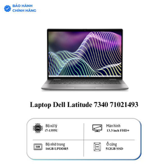 Laptop Dell Latitude 7340 71021493 (Intel Core i7-1355U | 16GB | 512GB | Intel Iris Xe | 13.3 inch | Fedora | Xám)