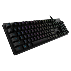 Bàn phím cơ Gaming Logitech G512 Carbon GX Brown 920-009354 (LIGHTSYNC RGB, USB Passthrough, Đen)