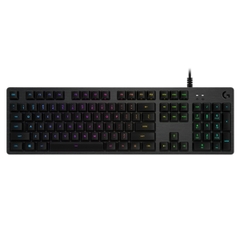 Bàn phím cơ Gaming Logitech G512 Carbon GX Brown 920-009354 (LIGHTSYNC RGB, USB Passthrough, Đen)