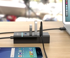 Bộ chia USB HUB 4 cổng Orico USB 3.0 W6PH4