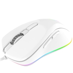 Chuột Gaming DareU EM908 WHITE (ARTIC/ Led RGB/ Bravo Sensor)